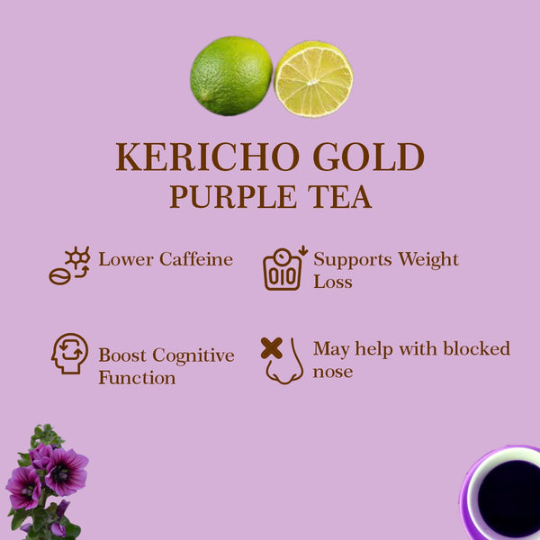 Purple Tea Mallow Blossoms & Lemon